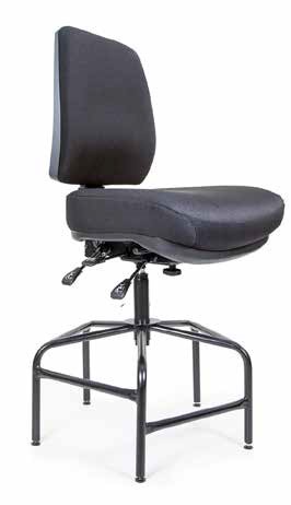 bPlus Step High Back Heavy Duty Draft Chair